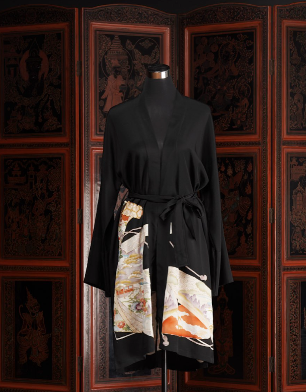 Mid-Length Kimono Robe