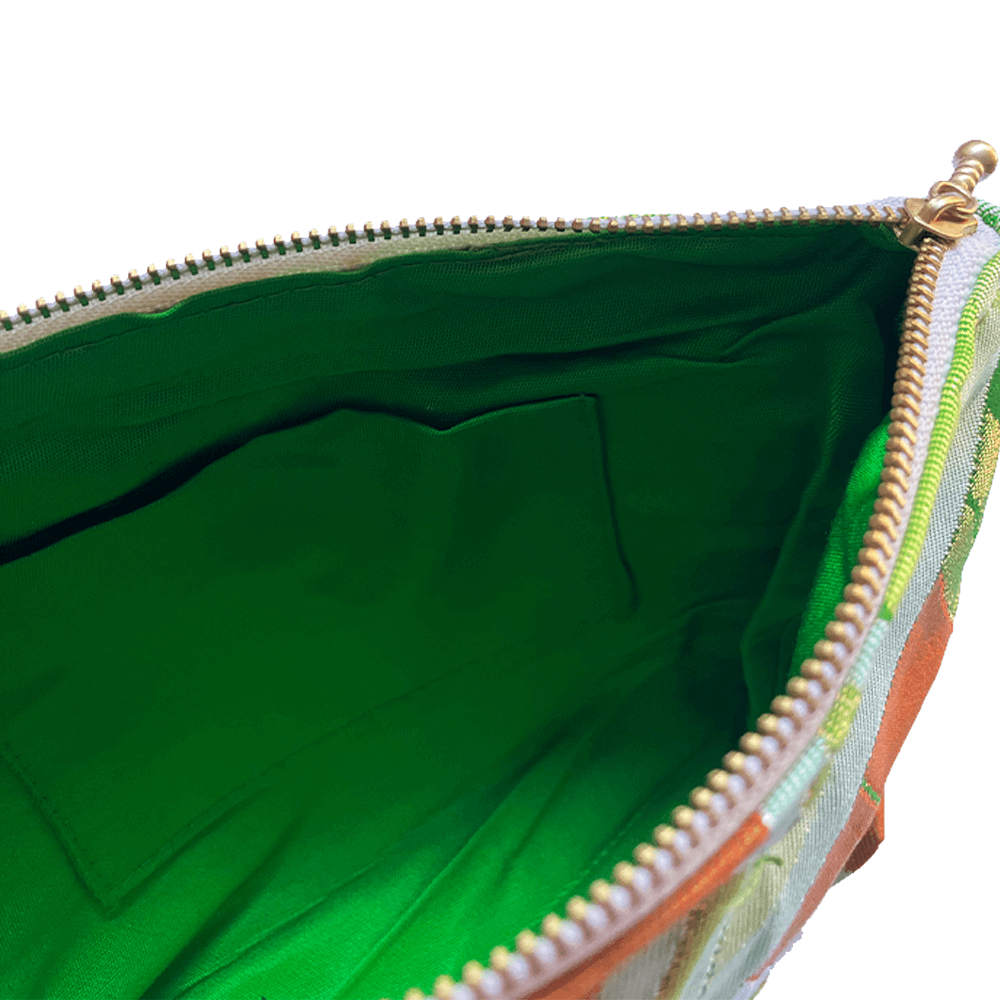 Chartreuse - Basic Zipped pouch - EDYA 1929