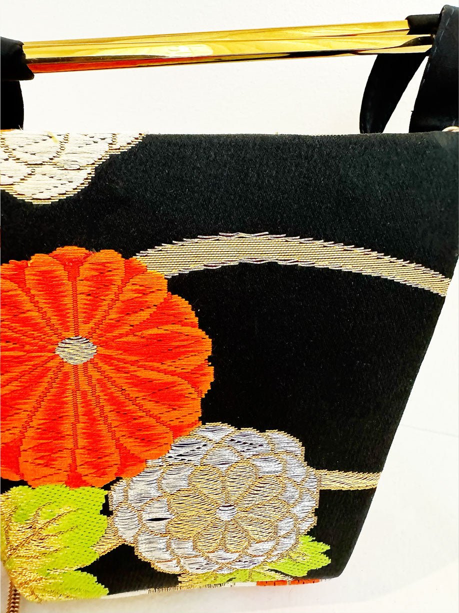 Chopstick bag - Black and Gold - EDYA 1929