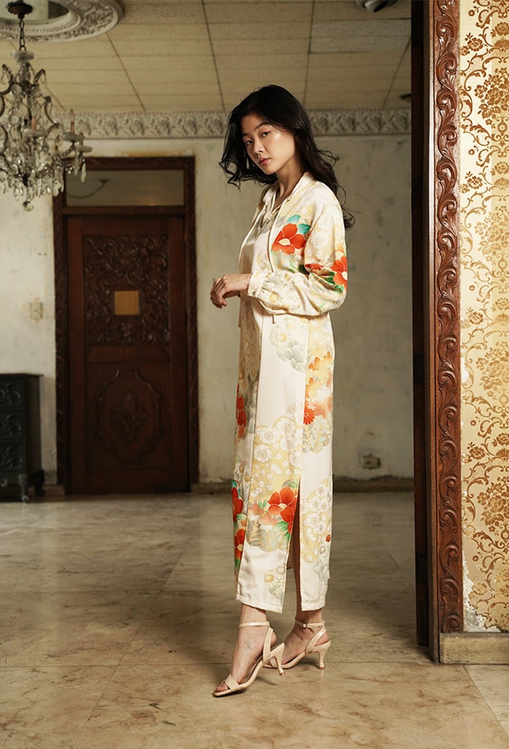 EASY LONG DRESS - FLORAL - EDYA 1929