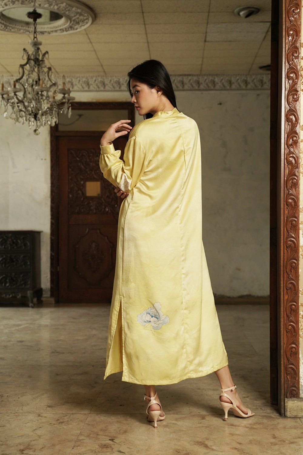 EASY LONG DRESS - SAMSARA YELLOW - EDYA 1929