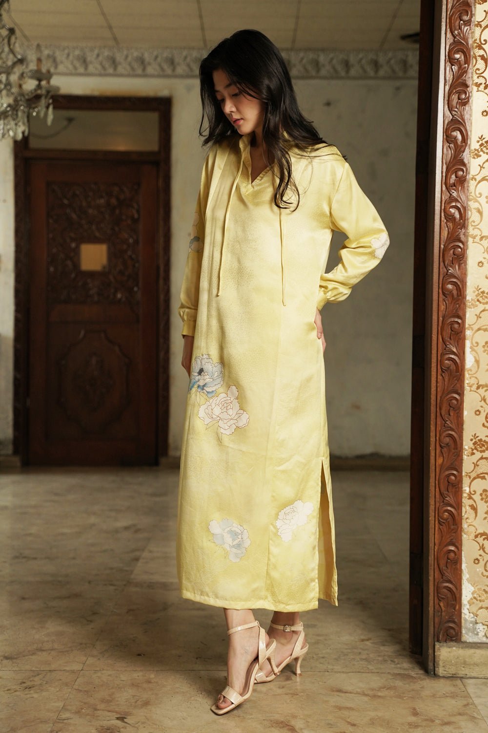 EASY LONG DRESS - SAMSARA YELLOW - EDYA 1929