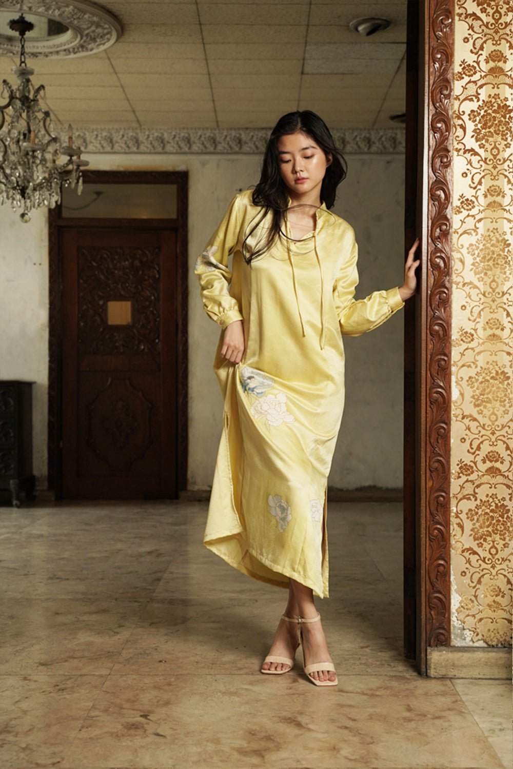 EASY LONG DRESS - SAMSARA YELLOW - EDYA 1929