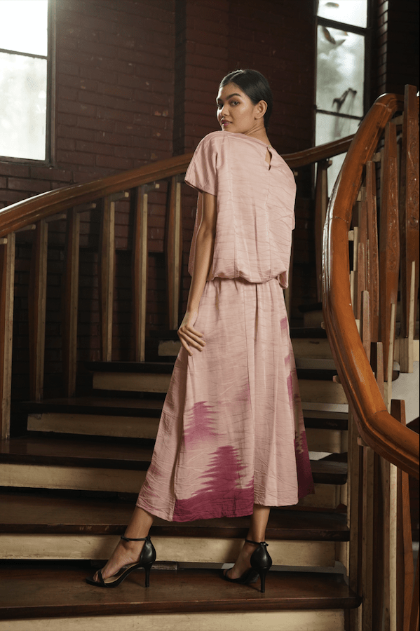 EDYA SKIRT AND TOP SET - ROSE PINK - EDYA 1929