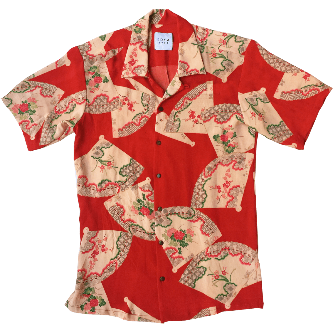 FESTIVE RED KIMONO SHIRT - EDYA 1929