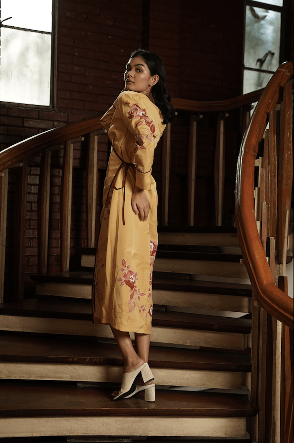 Honey Vintage Wrap Dress - EDYA 1929