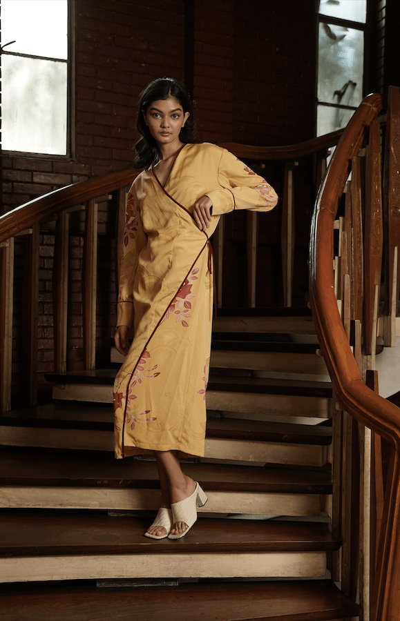 Honey Vintage Wrap Dress - EDYA 1929